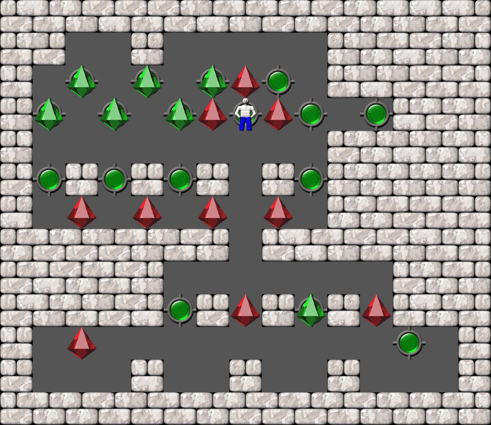 Sokoban Bugs550 collection level 338